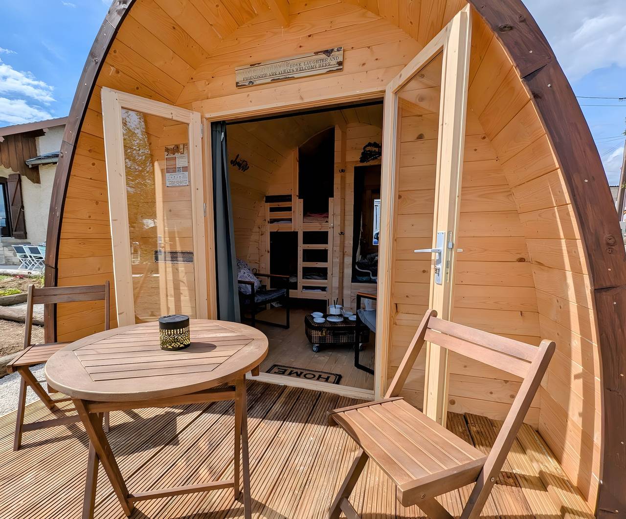 Cabane « Nature & Détente » au Domaine de la Gare,  nature et authenticité in Dampierre-sur-Salon, Haute-Saône