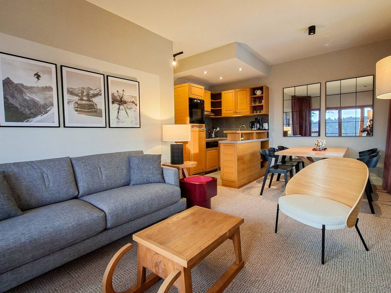 Appartement entier, Appartement spacieux, accès pistes, piscine, spa in Flaine, Arâches-la-Frasse