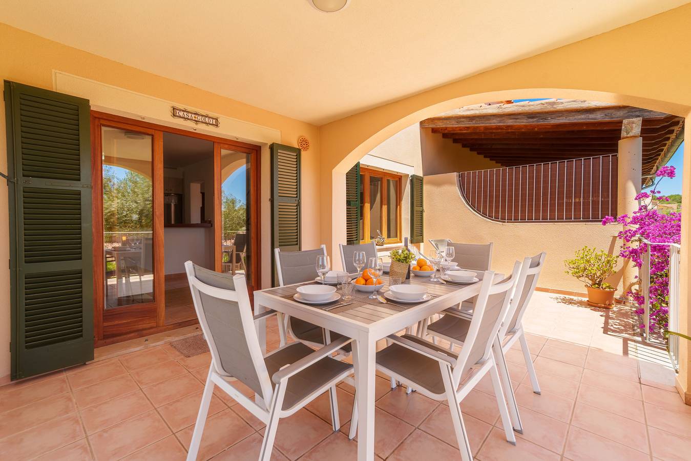 Casa Goldi Haus 350mtr to the beach for 4 people in Cala Romantica, Manacor
