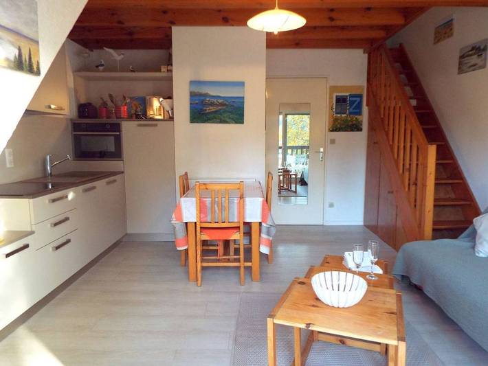 Ganze Wohnung, Carnac - Gemütliche 2-Zimmer-Wohnung + Mezzanine, Parkplatz, Haustiere erlaubt in Carnac Plage, Carnac