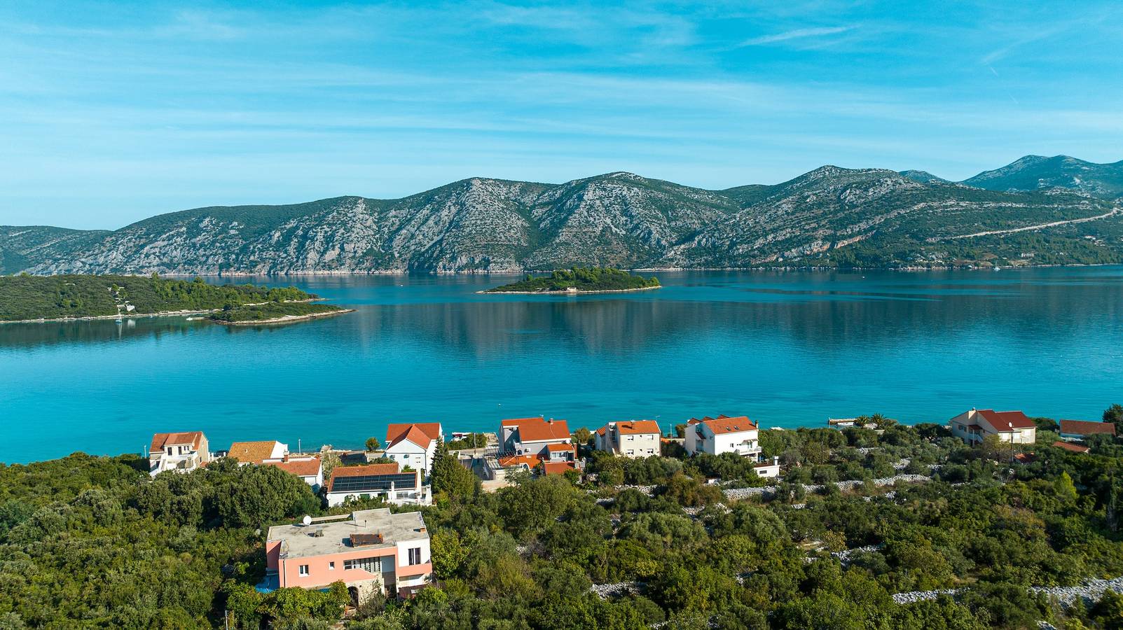 Ganze Wohnung, 1-Zimmer-Ferienwohnung mit Terrasse und Meerblick Kneza, Korcula A-21829-b in Račišće (Dalmatien), Korcula