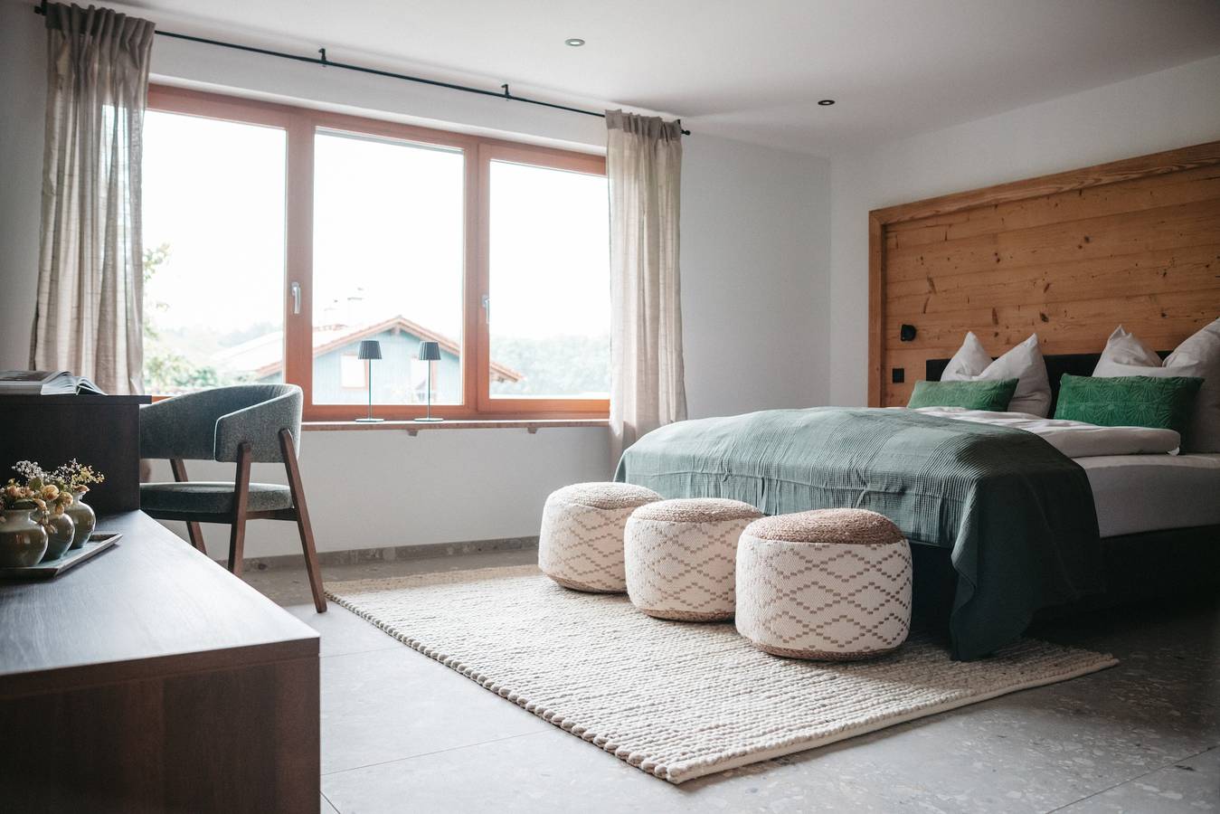 Geheel appartement, Vakantiewoning Fichte met balkon, terras en tuin in Chieming, Chiemsee