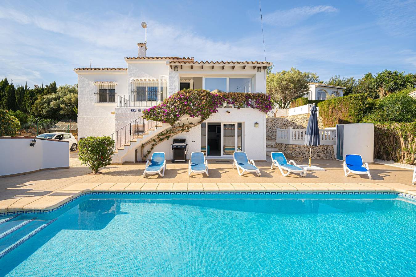 Villa "Casa de mi Padre" con vistas al mar, piscina, Wi-Fi y jardín in Benisa, Costa Blanca