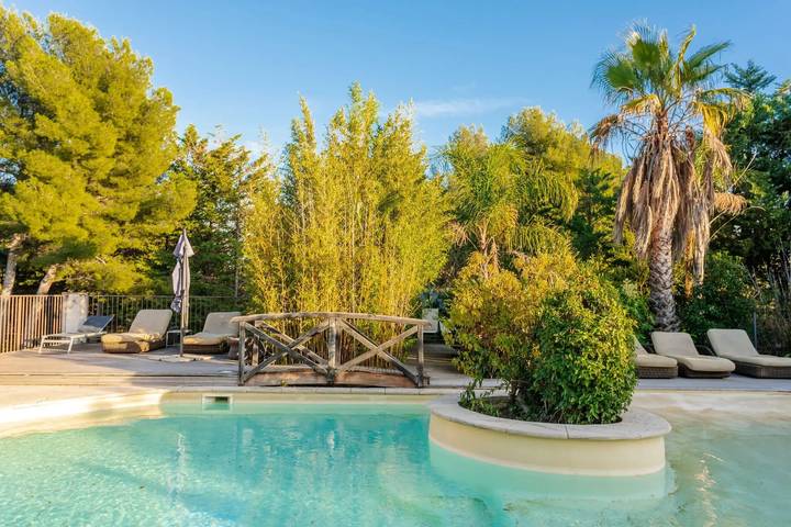 Appartement de vacances pour 5 personnes, avec Jardin