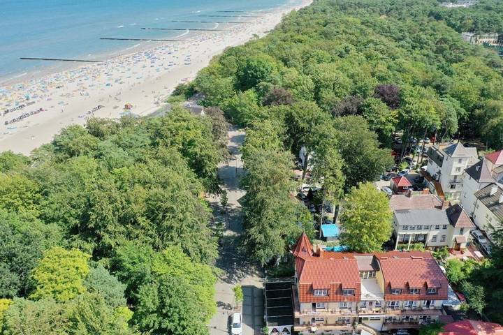 Apartament wakacyjny dla 3 osób, z Balkon i Taras oraz Widok w Ustka