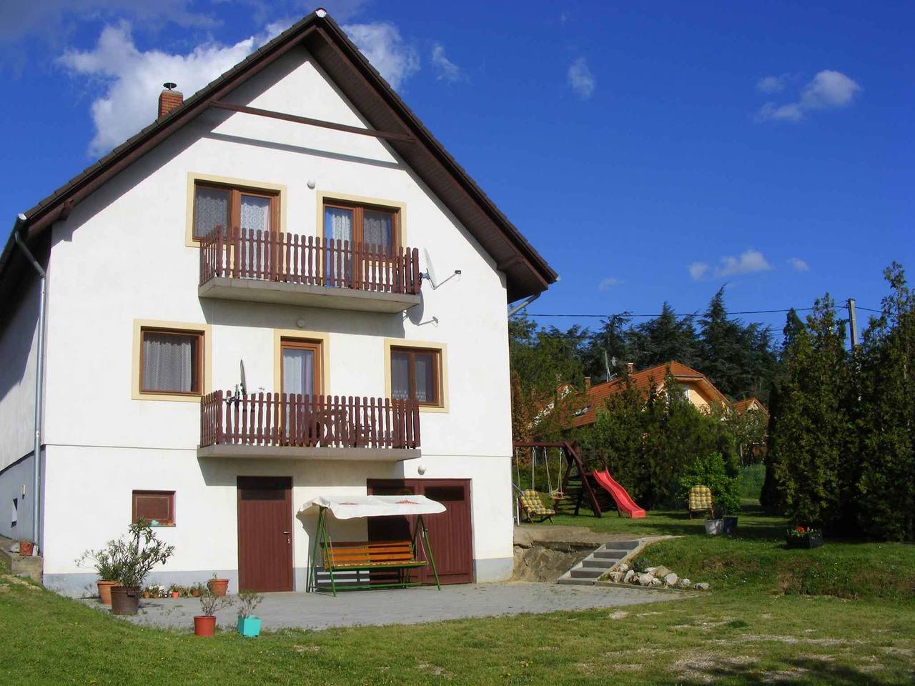 Ferienhaus mit Klimaanlage und Garten  in Cserszegtomaj, Balaton Region