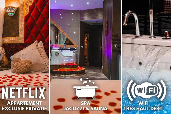 Vakantieappartement voor 2 personen, met whirlpool en sauna in Lyon