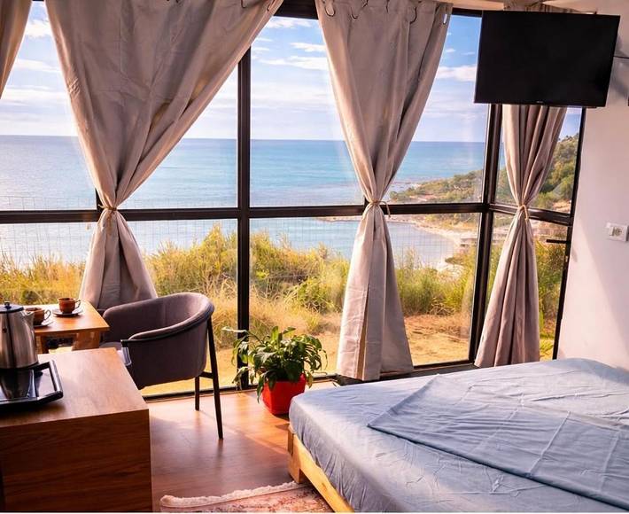 Maison de vacances pour 2 personnes, avec jardin ainsi que terrasse et vue