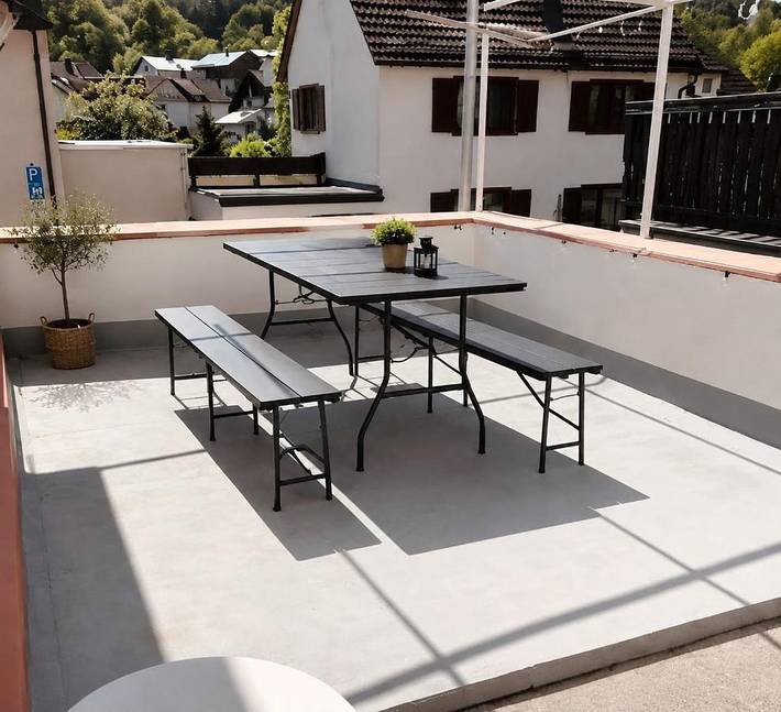 Ferienhaus für 7 Personen, mit Balkon und Terrasse in Gorxheimertal