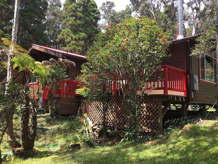 Blockhütte für 4 Personen, mit Whirlpool und Balkon sowie Garten, mit Haustier - 1