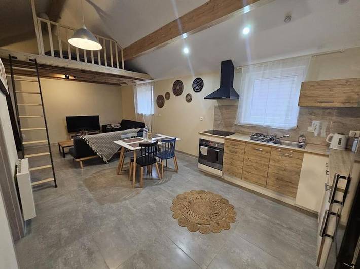 Appartement de vacances pour 4 personnes, avec jardin