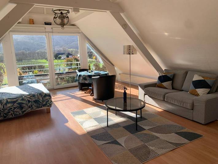 Gîte pour 2 personnes, avec vue ainsi que jardin et terrasse à Wihr-au-Val - 4