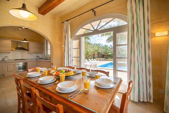 Ferienhaus für 7 Personen, mit Garten und Pool sowie Ausblick in Gozo - 4