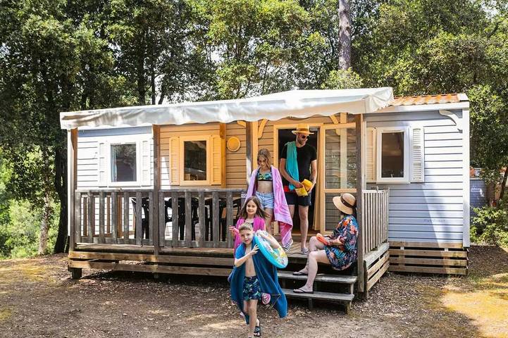 Camping voor 6 personen, met terras in Jard-sur-Mer