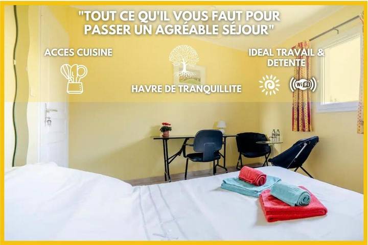 Maison d’hôte pour 2 personnes, avec Terrasse à Pont-de-Barret