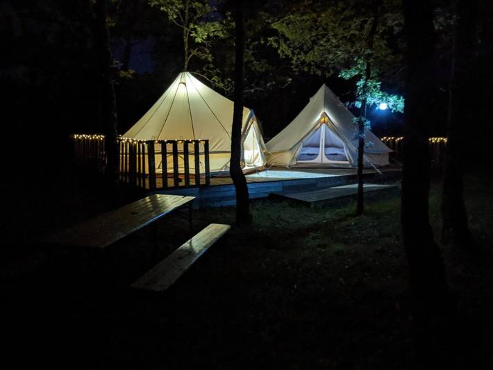 Cottage pour 4 personnes, avec jardin et bassin pour enfant ainsi que vue et piscine à Saint-Projet