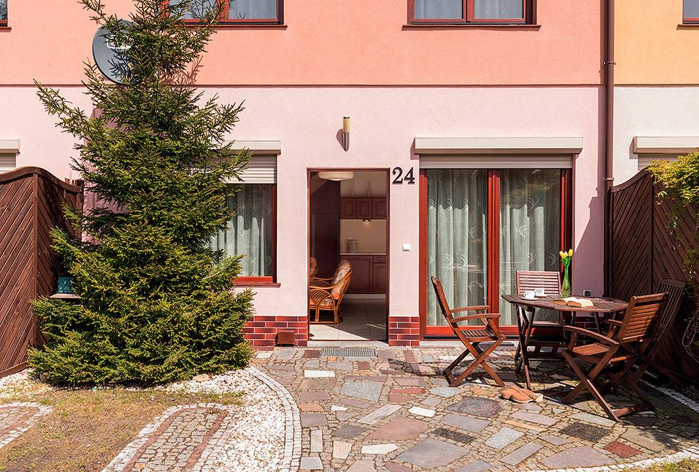 Reihenhaus Kusiak in Łukęcin, Polnische Ostsee