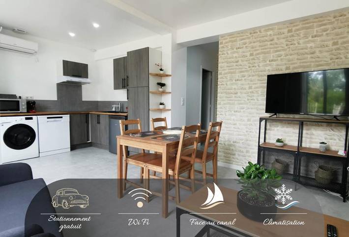 Appartement de vacances pour 4 personnes, avec vue sur le lac ainsi que vue et jardin