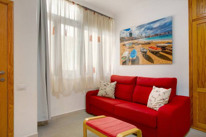 Casa vacacional 'Studio Beach apt Las Canteras Beach' con Wi-Fi in Las Palmas de Gran Canaria Centre, Las Palmas de Gran Canaria