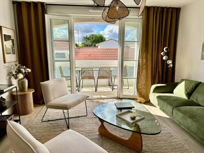 Location de vacances pour 4 personnes, avec vue et jardin dans Taussat - 3