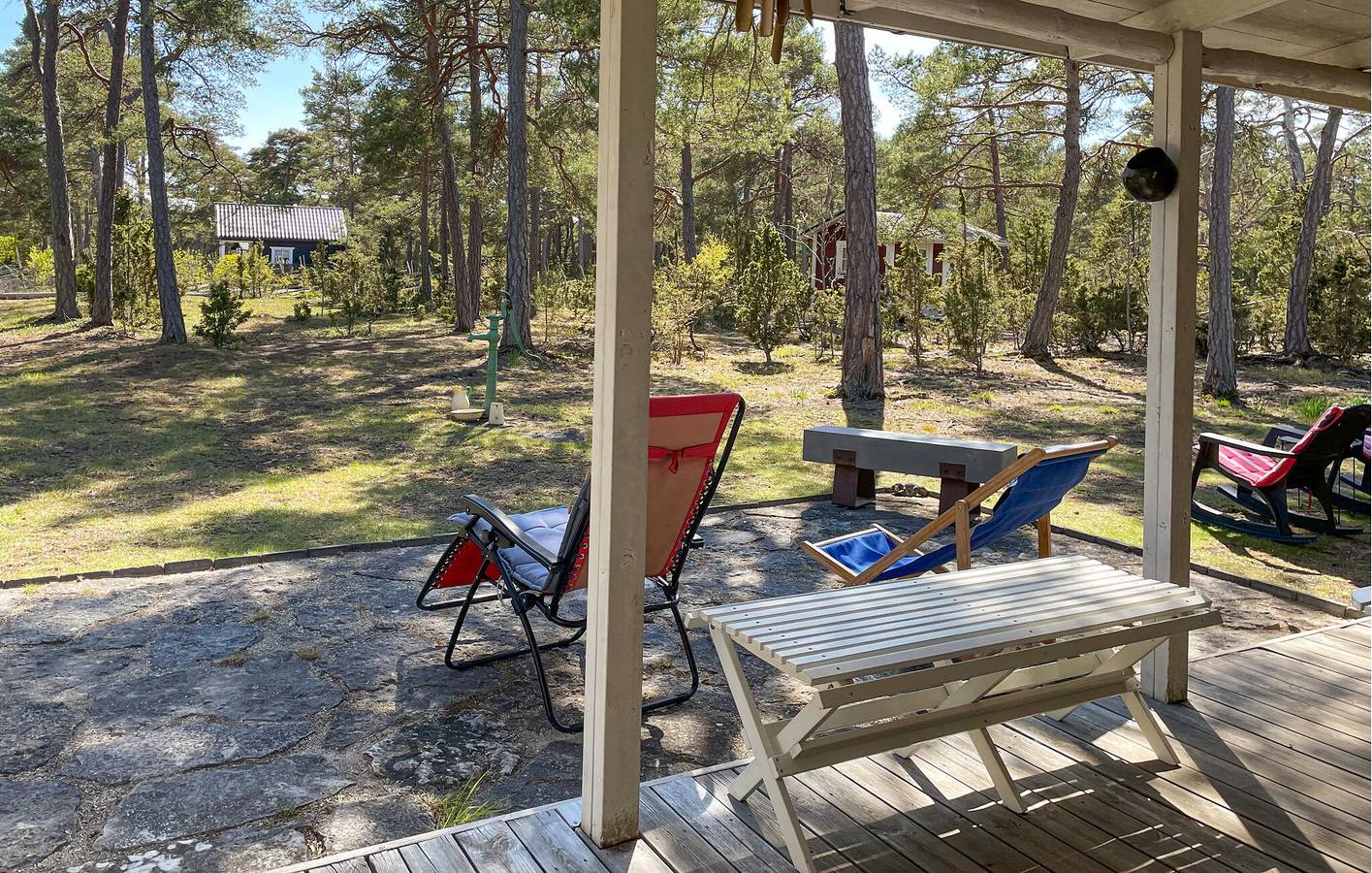 Feriehus for 6 personer med hage in Gotland