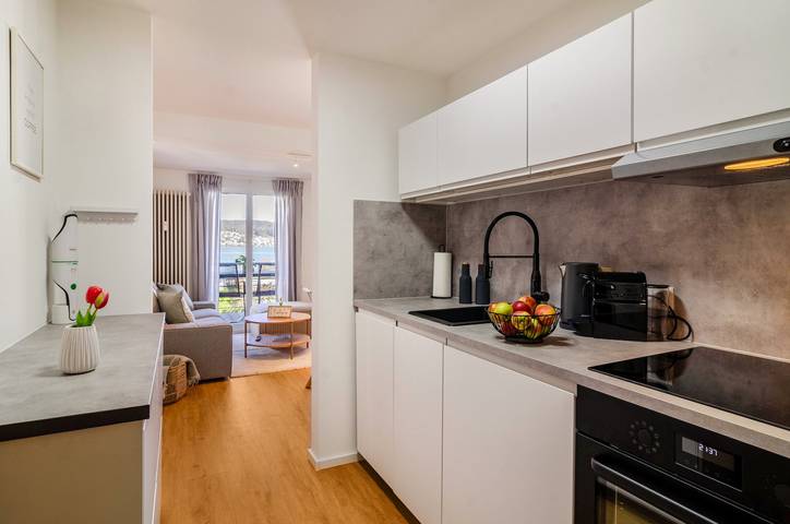 Ganze Wohnung, Ferienwohnung 'Olivia' mit Seeblick, gemeinsamem Garten und Wlan in Bodman-Ludwigshafen, Obersee (Bodensee)