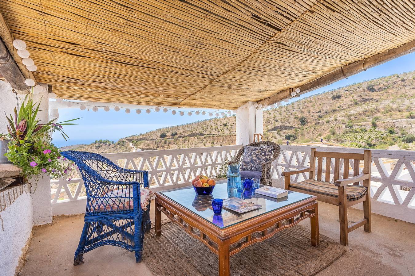 Casa rural 'Bns - Casa La Prensa - Alpujarra' con vistas al mar, terraza privada y Wi-Fi in Sorvilán, Costa Tropical