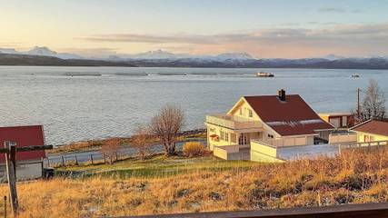 Ferienhaus für 6 Personen, mit Ausblick und Garten in Troms