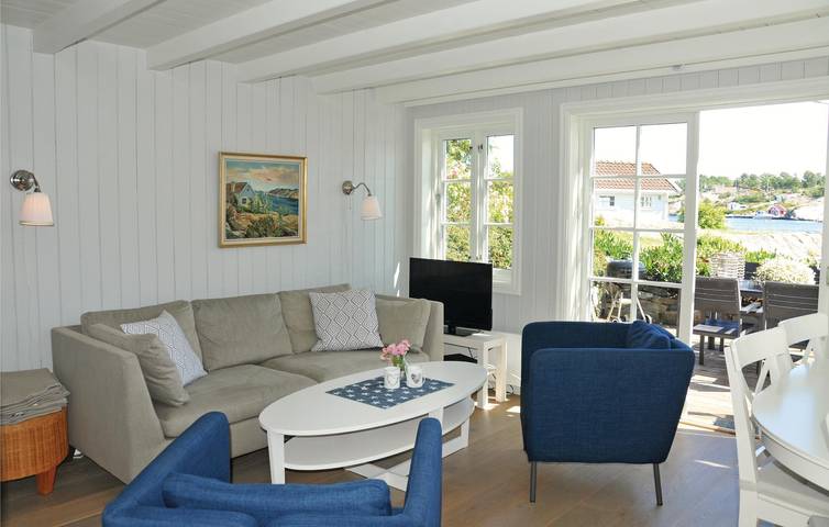 Ferienhaus für 6 Personen mit Terrasse in Skålevik, Kristiansand