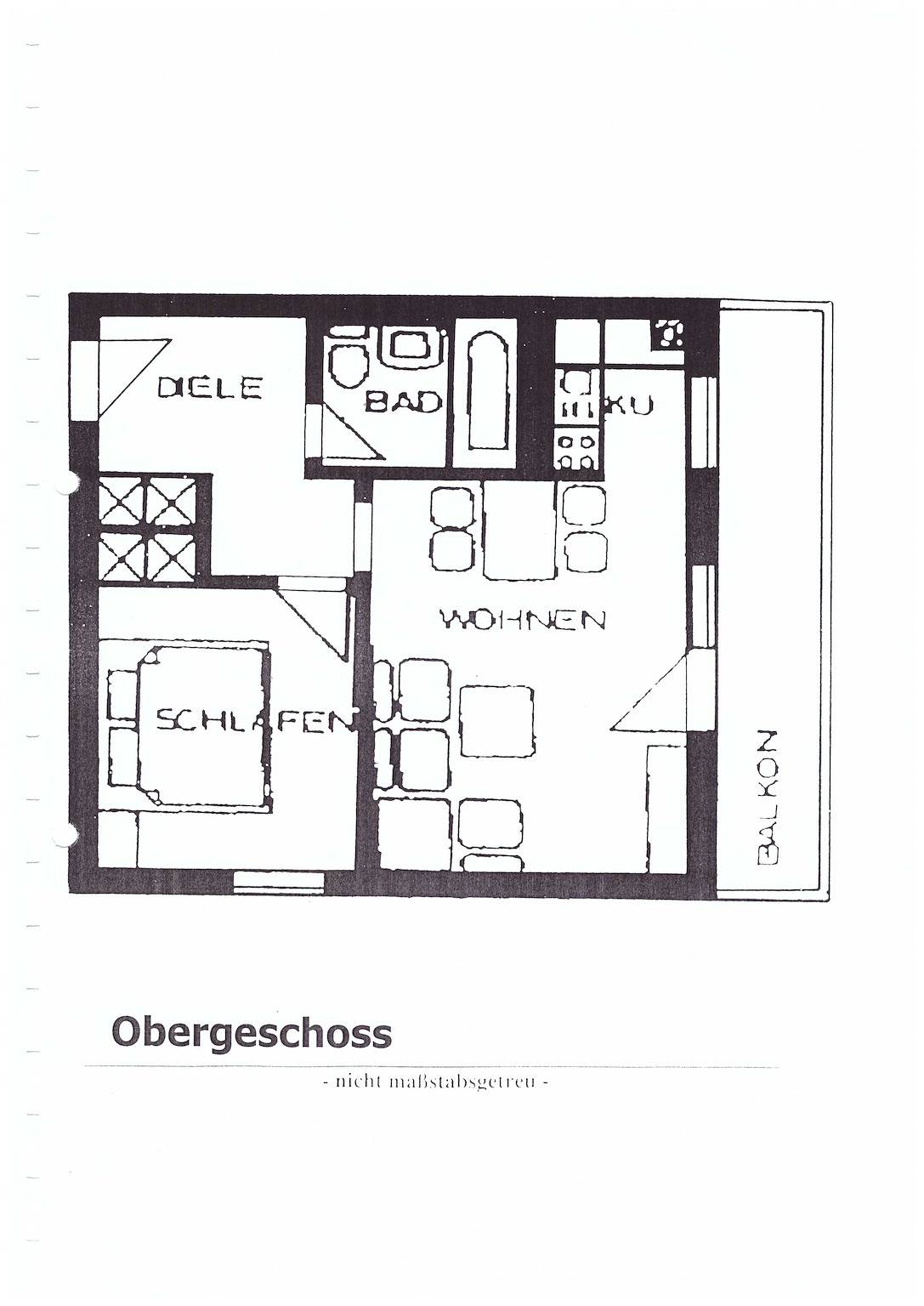 Ganze Ferienwohnung, Ferienwohnung Haus Bergblick - Ferienwohnung Sinterhauf im Haus Bergblick, sep. Schlafzimmer, Balkon, 50 qm in Prien, Prien am Chiemsee