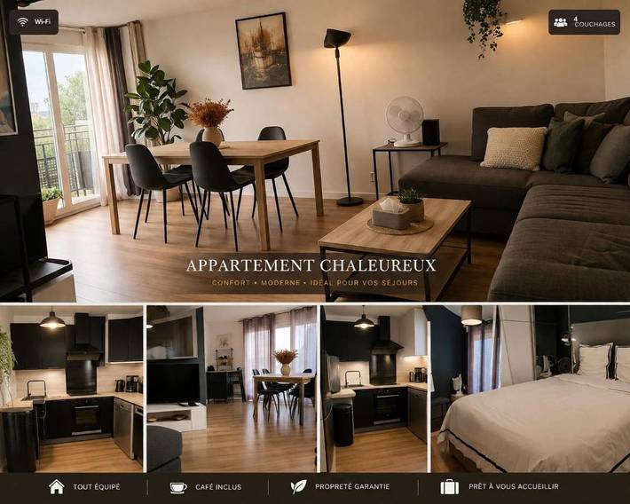 Apartamento de vacaciones para 4 personas, con balcón - 1