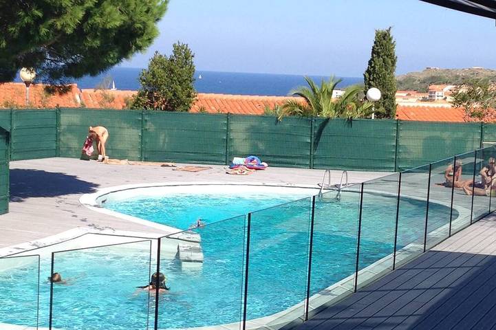 Ferienwohnung für 4 Personen, mit Garten und Pool sowie Terrasse in Collioure