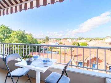 Gîte pour 4 personnes, avec balcon dans Port d'Arcachon