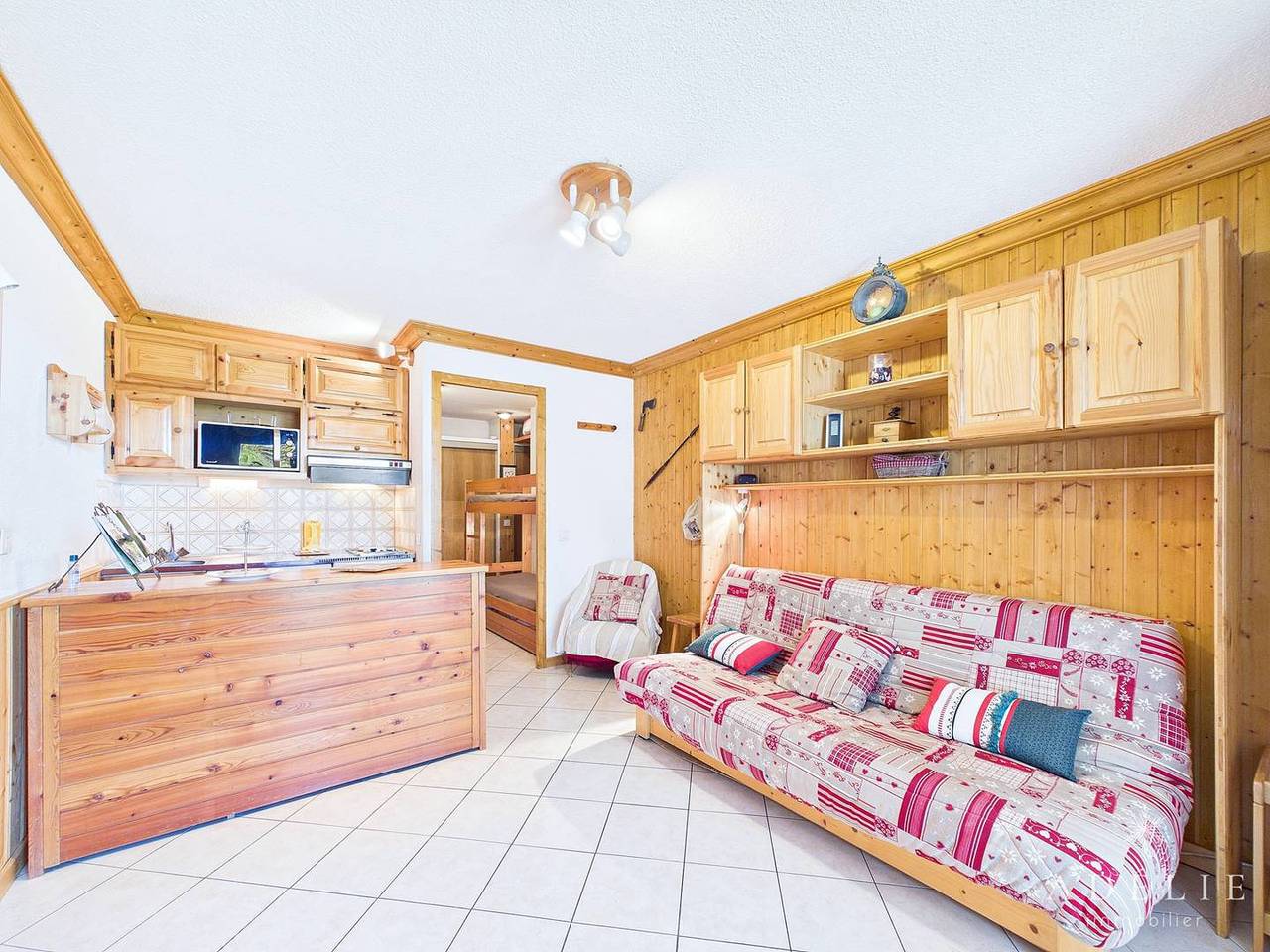 Appartement de vacances entier, Studio Cozy En Rez De Jardin Proche Des Pistes in La Rosière, Montvalezan