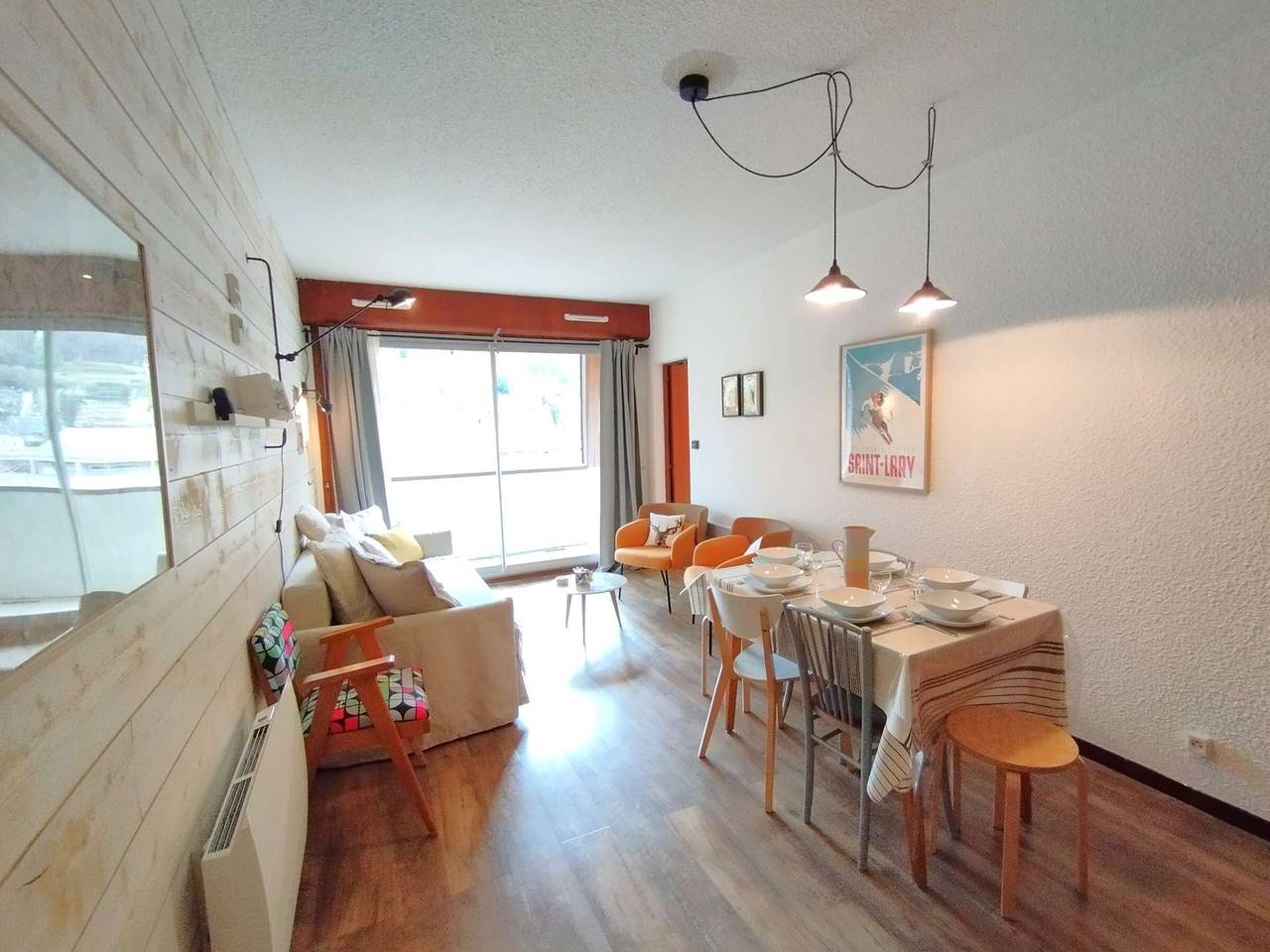 Apartamento entero, T3 para 6 personas con balcón en Saint-Lary-Soulan in Saint-Lary-Soulan, Parque nacional de los Pirineos