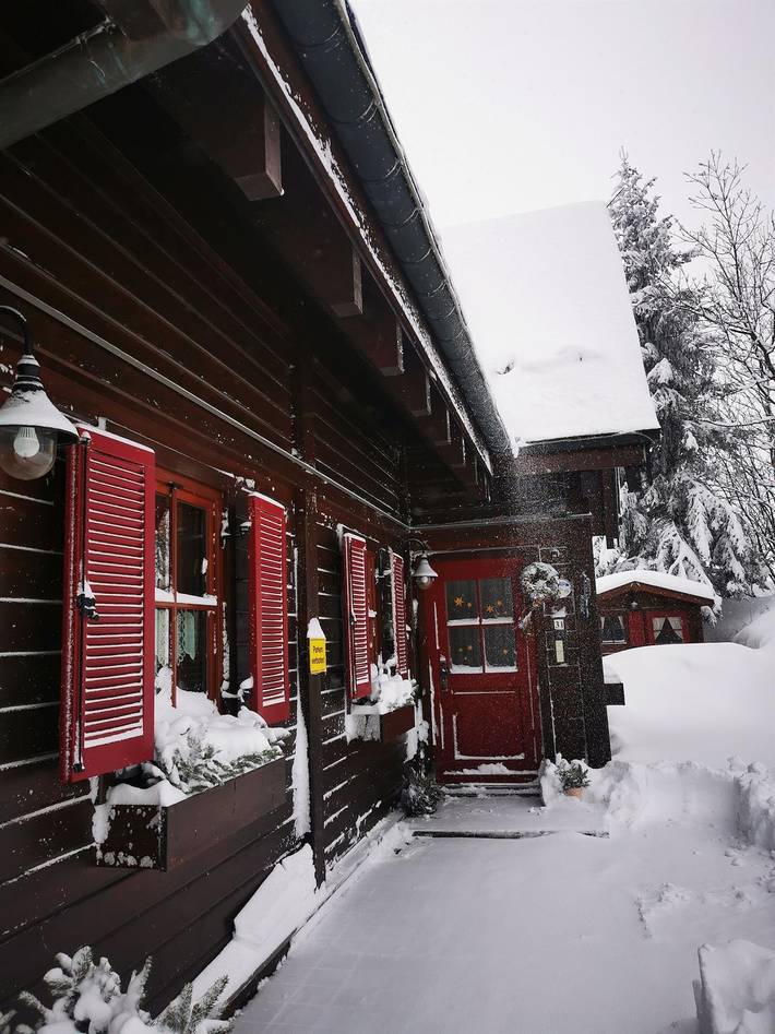 Hütte für 2 Personen, mit Terrasse und Sauna sowie Garten, mit Haustier in Sachsen - 3
