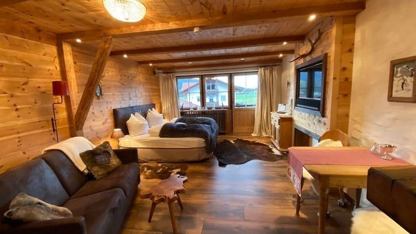 Hütte für 3 Personen, mit Balkon, kinderfreundlich in Inzell