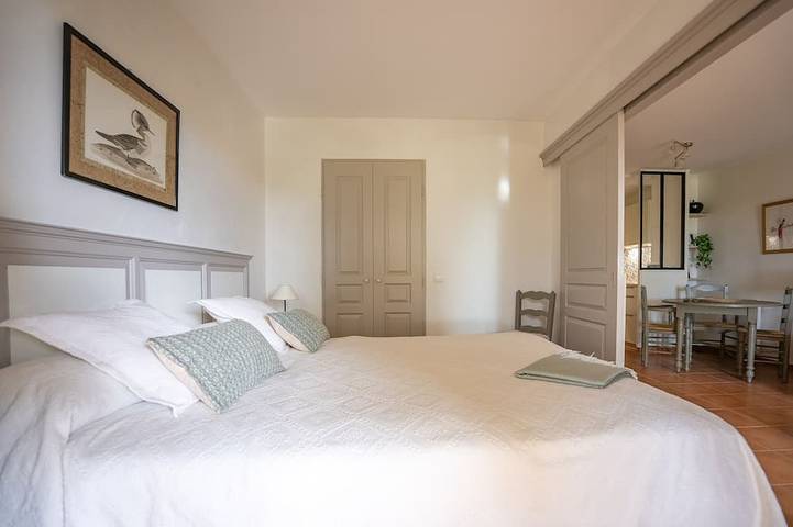 Gîte pour 3 personnes, avec piscine et jardin dans Golf de Pont Royal - 4