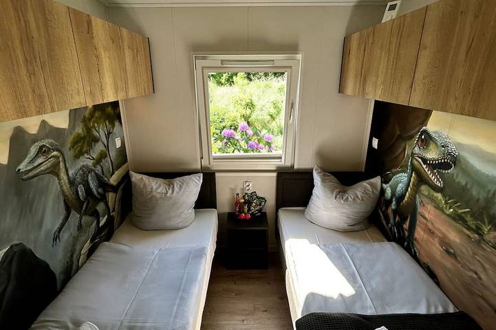 Wohnwagen für 5 Personen, mit Garten und Terrasse in Rieste - 4