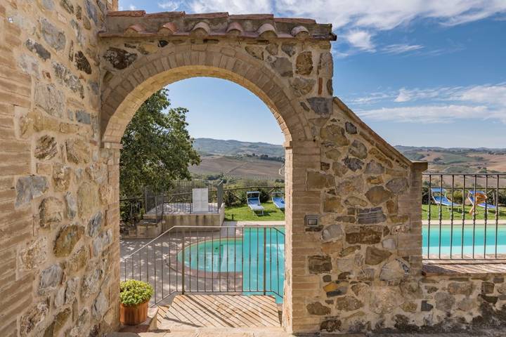 Villa für 14 Personen mit Pool in Castel del Piano, Grosseto Provinz