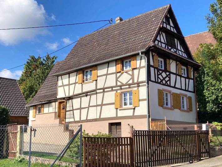 Gîte pour 6 personnes, avec jardin à Gunstett