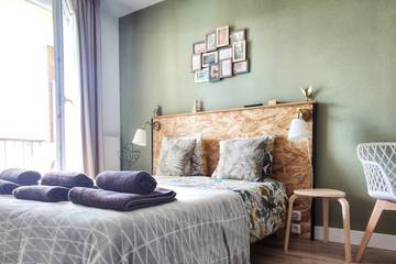 Gîte pour 3 personnes, avec piscine et jardin, animaux acceptés à Équemauville