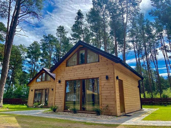 Ośrodek wypoczynkowy dla 2 osób, z Taras i Ogród oraz Widok na Mazury