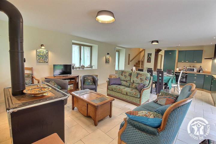 Gîte pour 8 personnes, avec jardin et terrasse