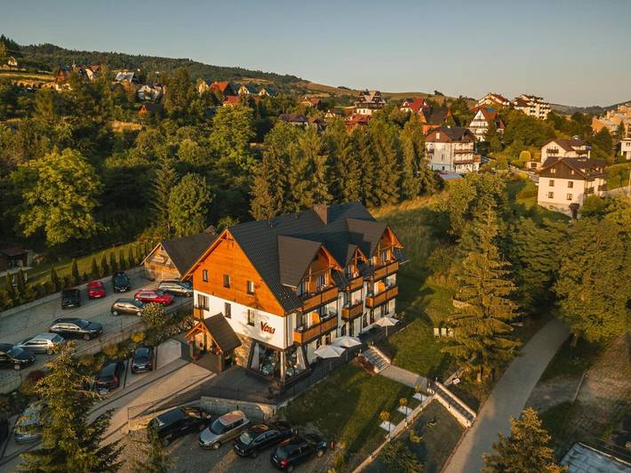 Bed & breakfast dla 4 osób, z widok i taras w Szczawnica