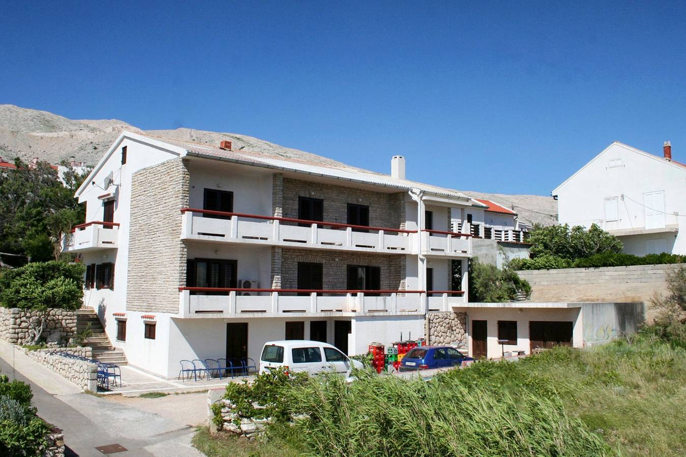 Entire apartment, Two bedroom apartment with terrace and sea view Pag A-532-b in Pag Town, Pag Island
