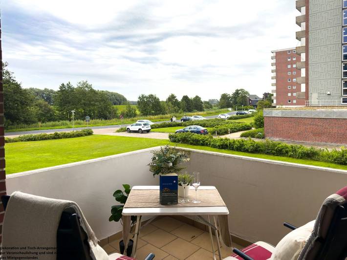 Ferienwohnung für 2 Personen, mit Balkon und Ausblick in Horumersiel