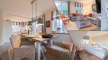 Ferienhaus für 5 Personen, mit Sauna und Ausblick sowie Garten, mit Haustier in Nieblum