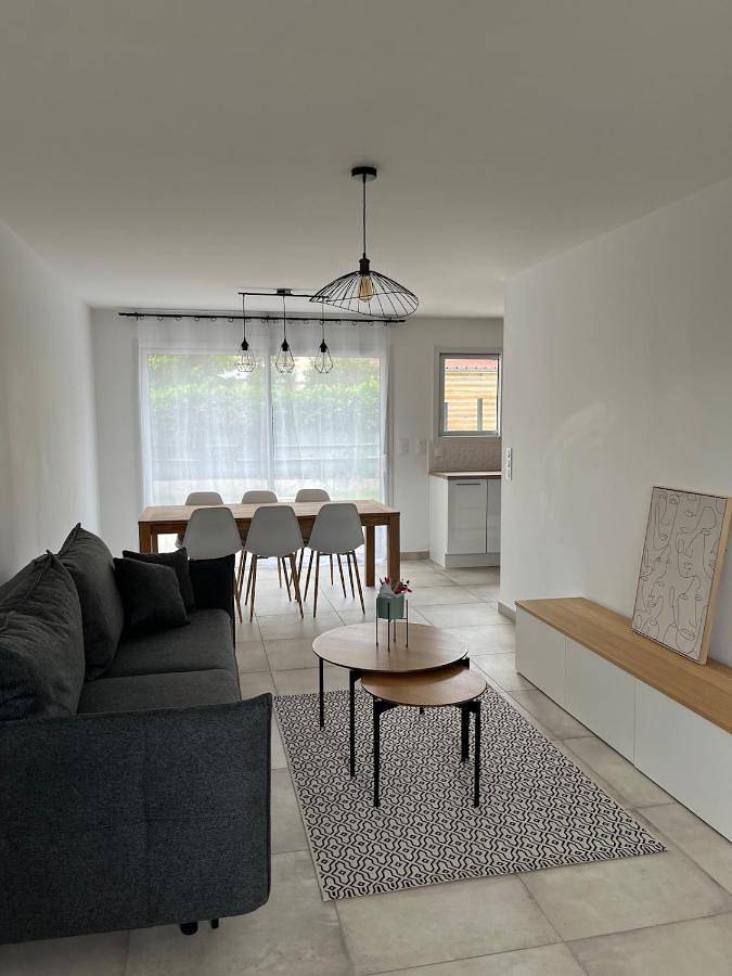 Appartement de vacances pour 8 personnes, avec jardin