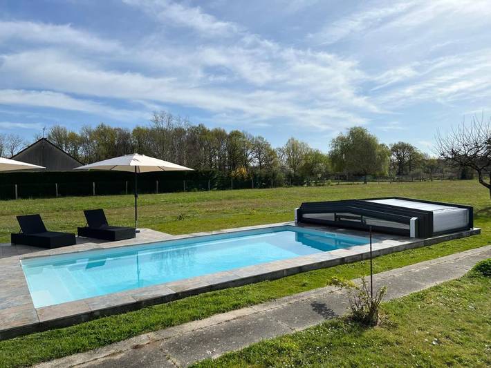 Location de vacances pour 5 personnes, avec piscine et jardin à Vendœuvres - 2